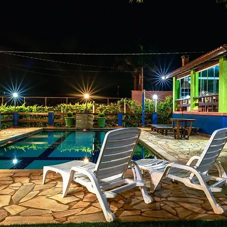 Chacara Top, Com Vista Das Montanhas, Piscina, Pet Friendly,, Estacionamento ,Wi-Fi 213 Mbps Tuiuti Exterior photo